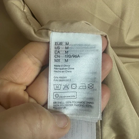 Kangol x H&M Tan Puffer Coat - Picture 11 of 14